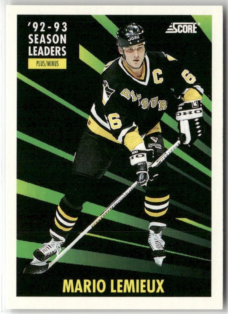 Mario Lemieux 1993 panini