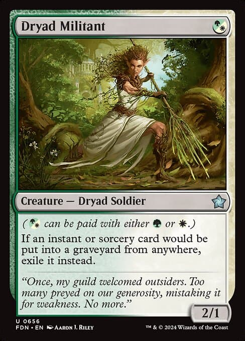 Dryad Militant 2012 Magic: The Gathering Return to Ravnica