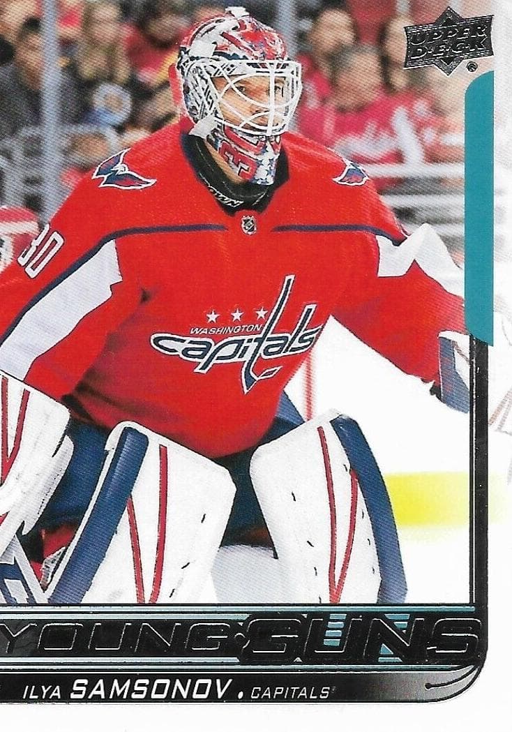 Ilya Samsonov trading card