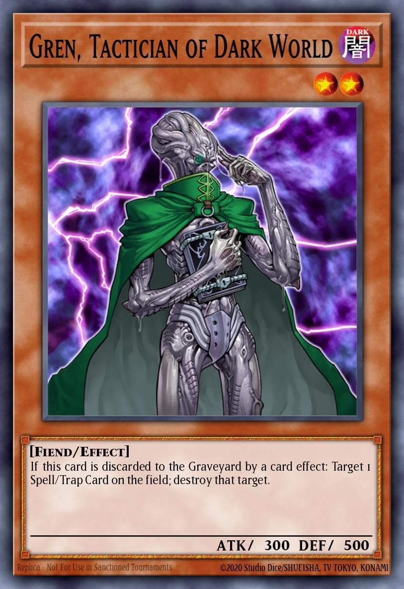 Gren, Tactician of Dark World #SR13-EN014