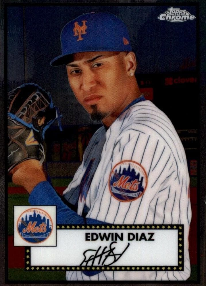 Edwin Diaz 2021 topps Topps Chrome Platinum Anniversary