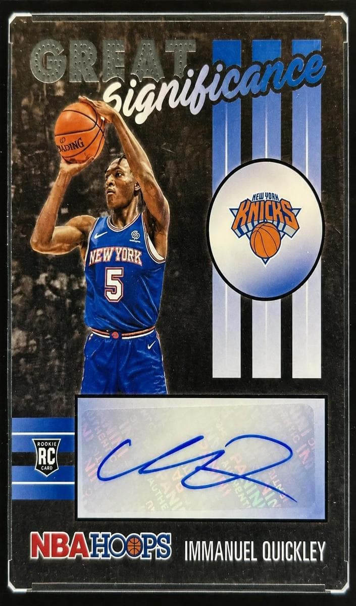 Immanuel Quickley 2020 panini Hoops
