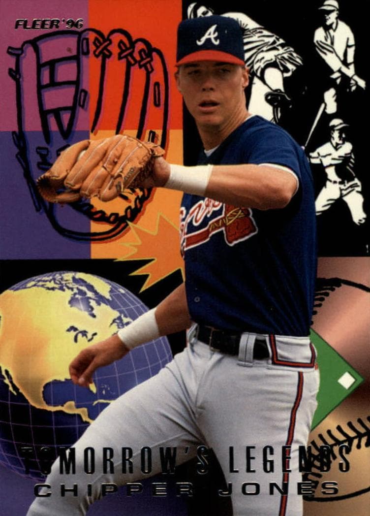 Chipper Jones 1996 fleer Fleer