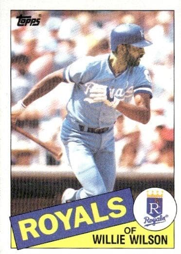 Willie Wilson 1985 topps