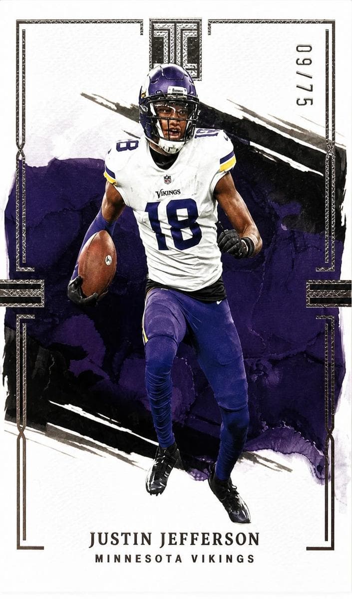 Justin Jefferson 2023 panini Panini Impeccable