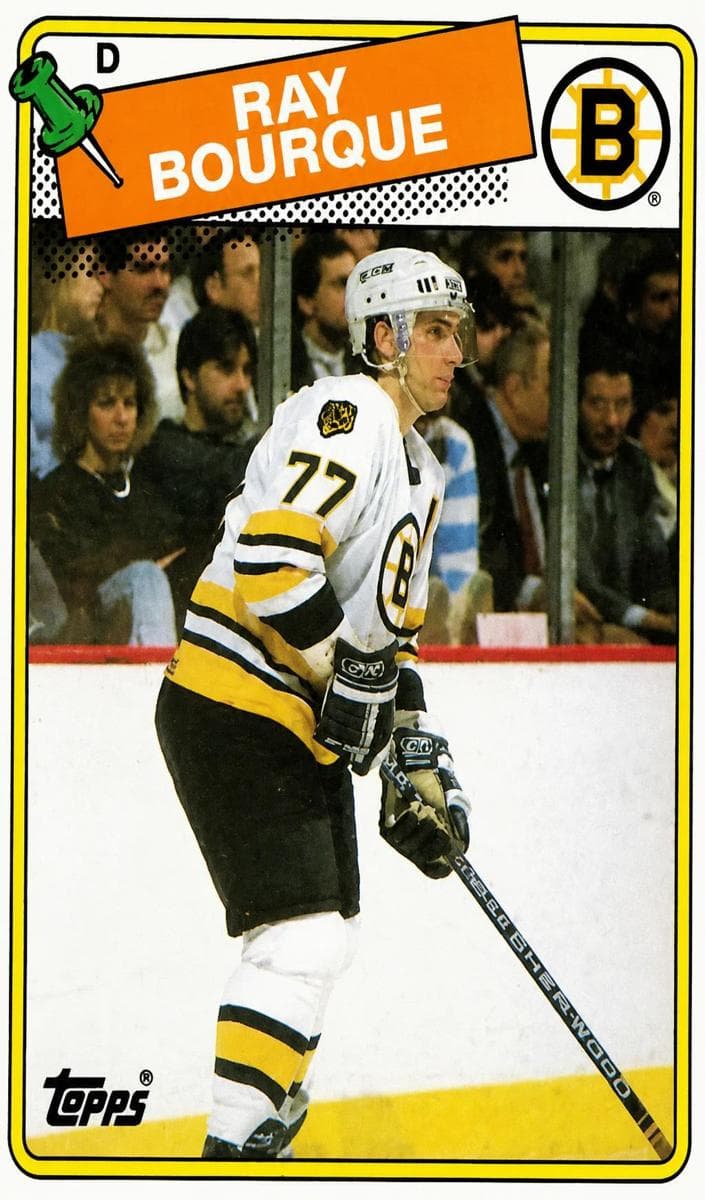 Ray Bourque 1988 topps Topps