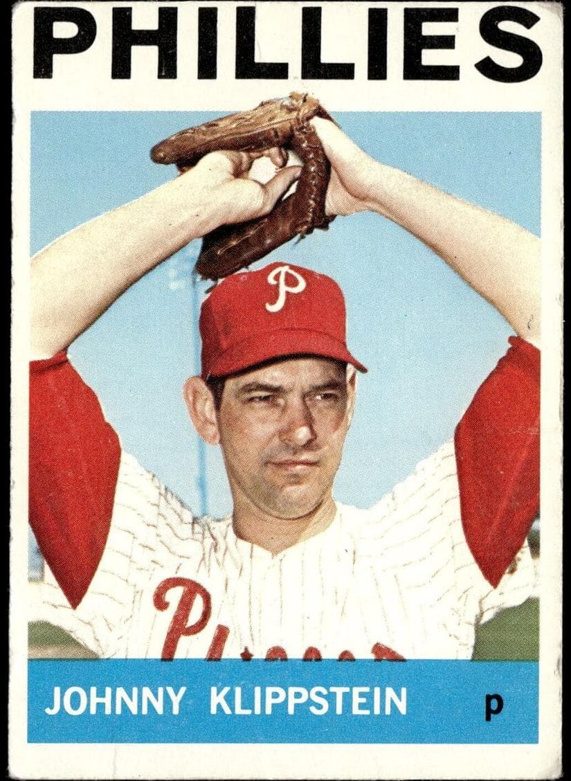Johnny Klippstein 1964 topps Topps