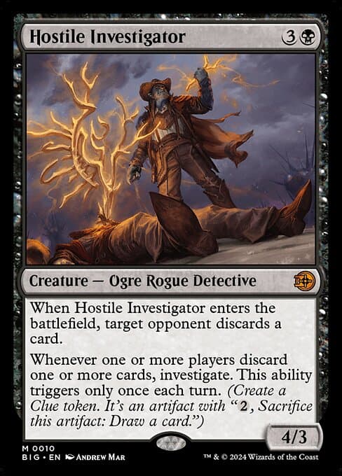 Hostile Investigator 2024 Magic: The Gathering The Big Score