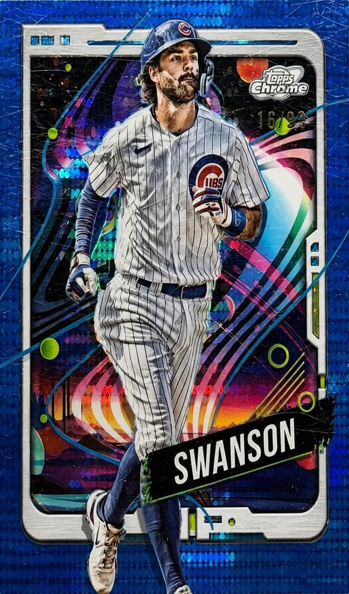 Dansby Swanson 2024 topps Topps Cosmic Chrome