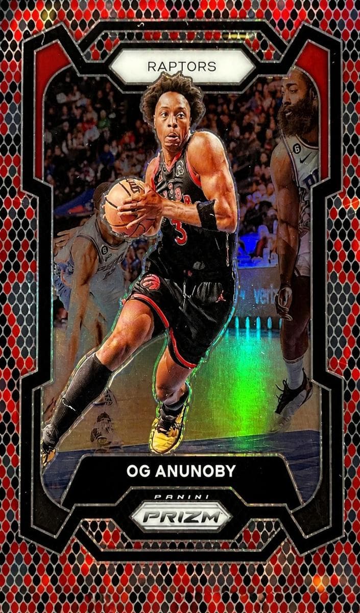 OG Anunoby 2023 panini Prizm Basketball Snakeskin