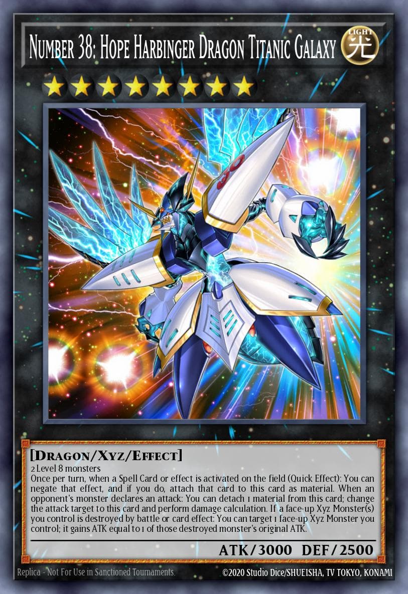 Number 38: Hope Harbinger Dragon Titanic Galaxy #PGL3-EN008