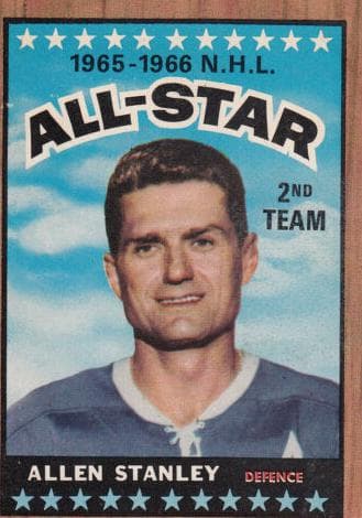 Allan Stanley 1966 topps Topps