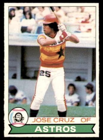 Jose Cruz 1979 topps O-Pee-Chee