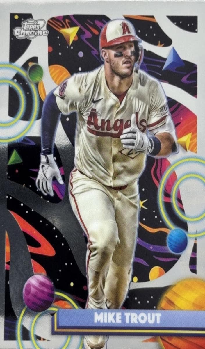 Mike Trout 2025 topps Topps Cosmic Chrome