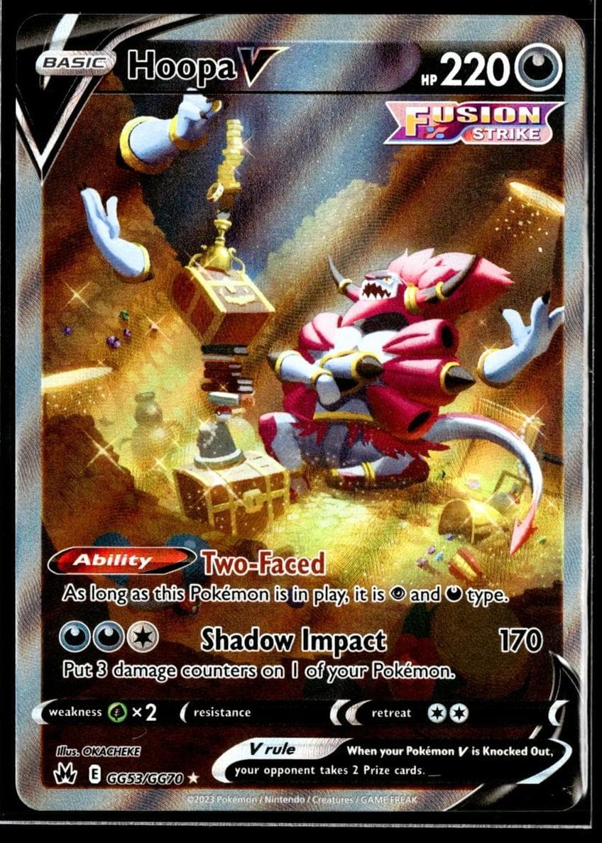 Hoopa V trading card
