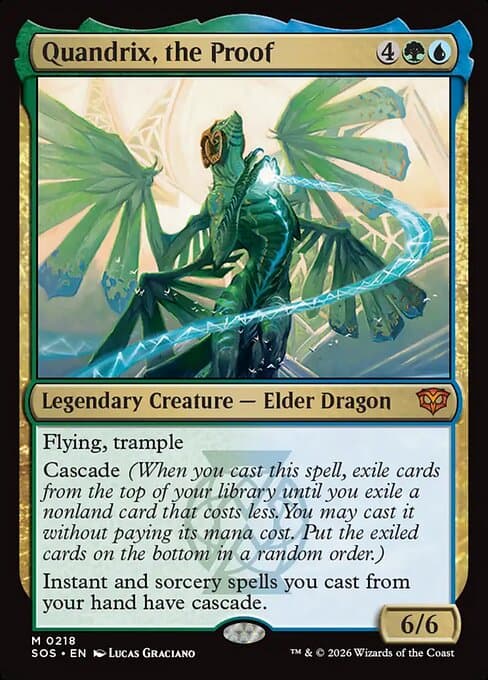 Quandrix, the Proof 2026 Magic: The Gathering Secrets of Strixhaven Borderless