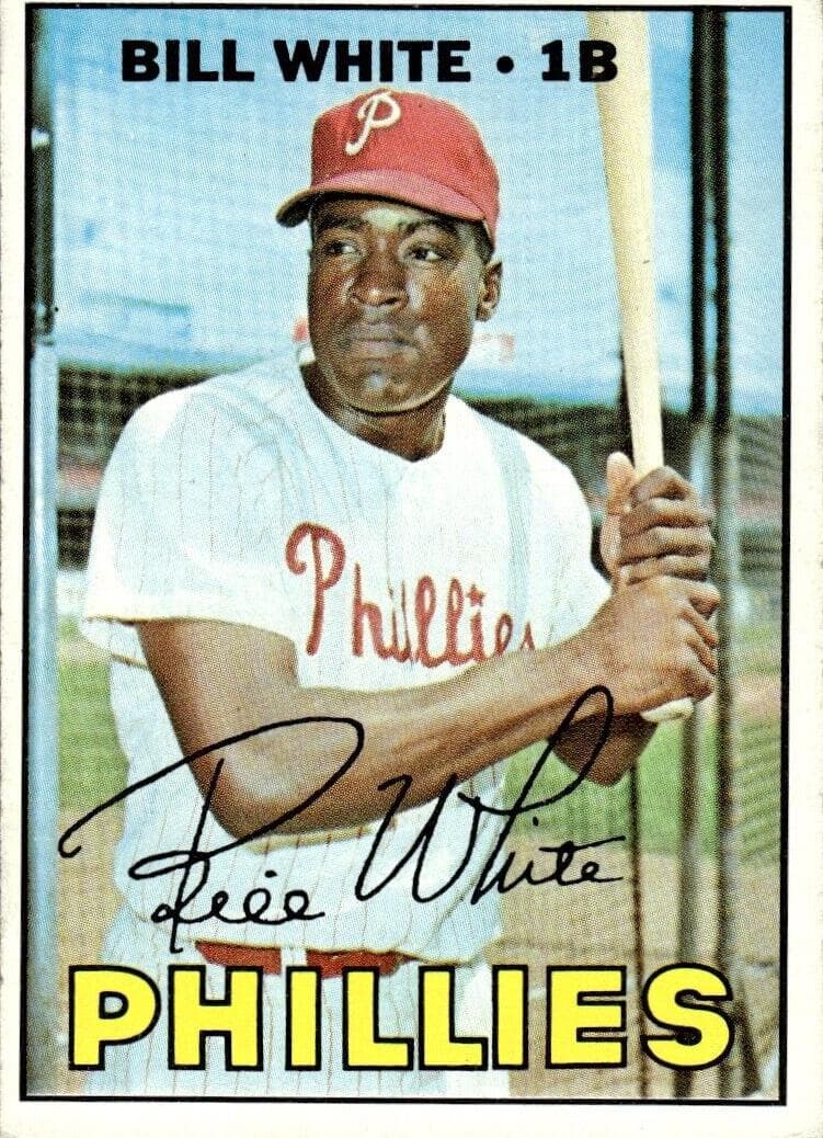 Bill White 1967 topps Topps