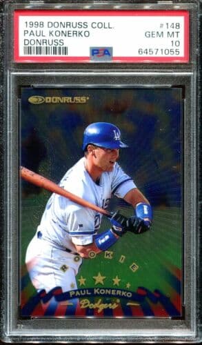 Paul Konerko 1998 panini Donruss Collections
