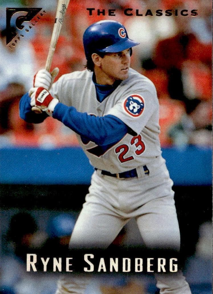 Ryne Sandberg 1996 topps Topps Gallery