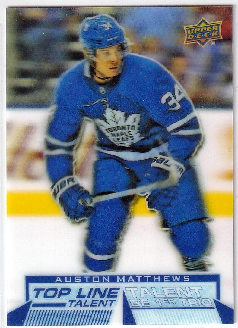 Auston Matthews 2018 upper-deck Tim Hortons
