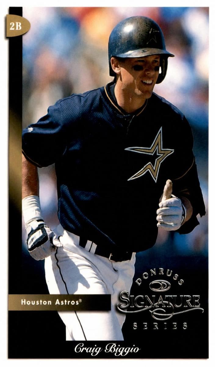 Craig Biggio 1998 panini Donruss Signature