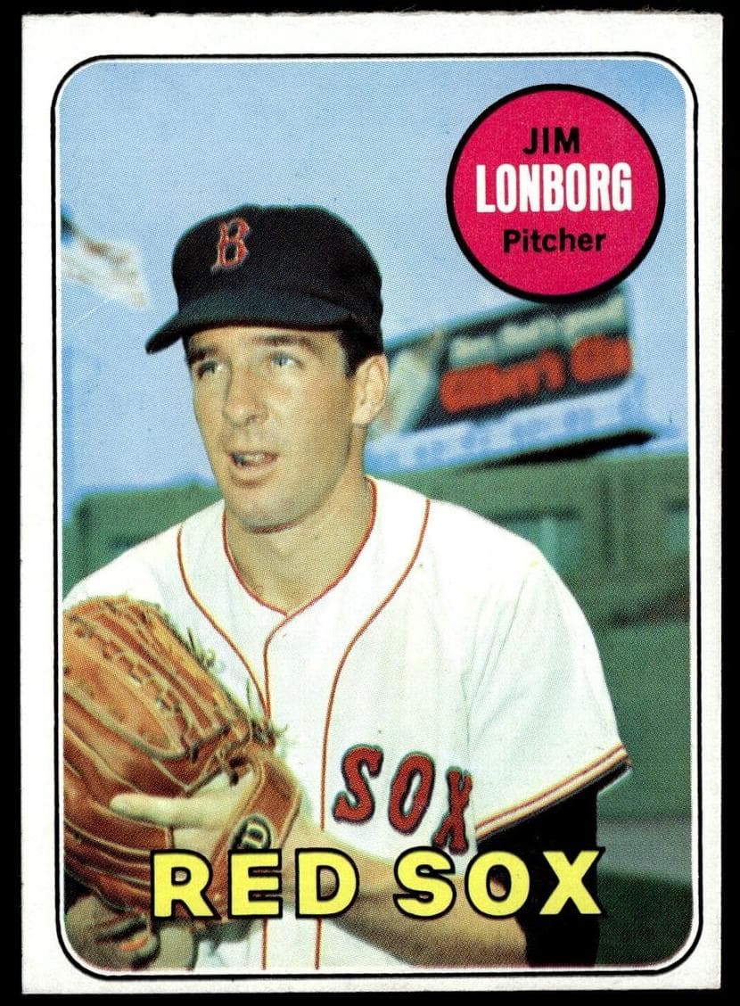 Jim Lonborg 1969 topps Topps