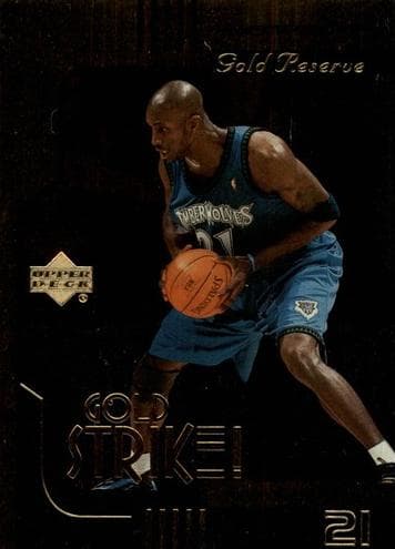 Kevin Garnett 1999 upper-deck Gold Reserve