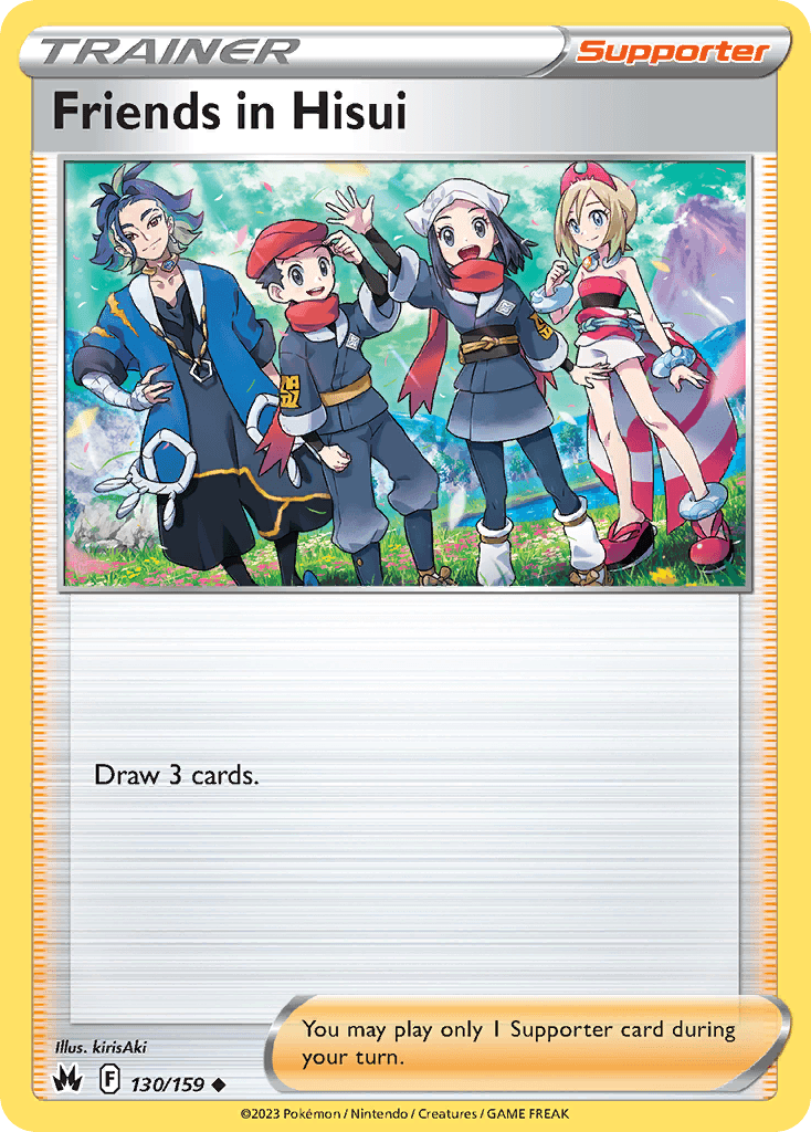 Friends in Hisui 2023 Pokemon Crown Zenith Professor Program