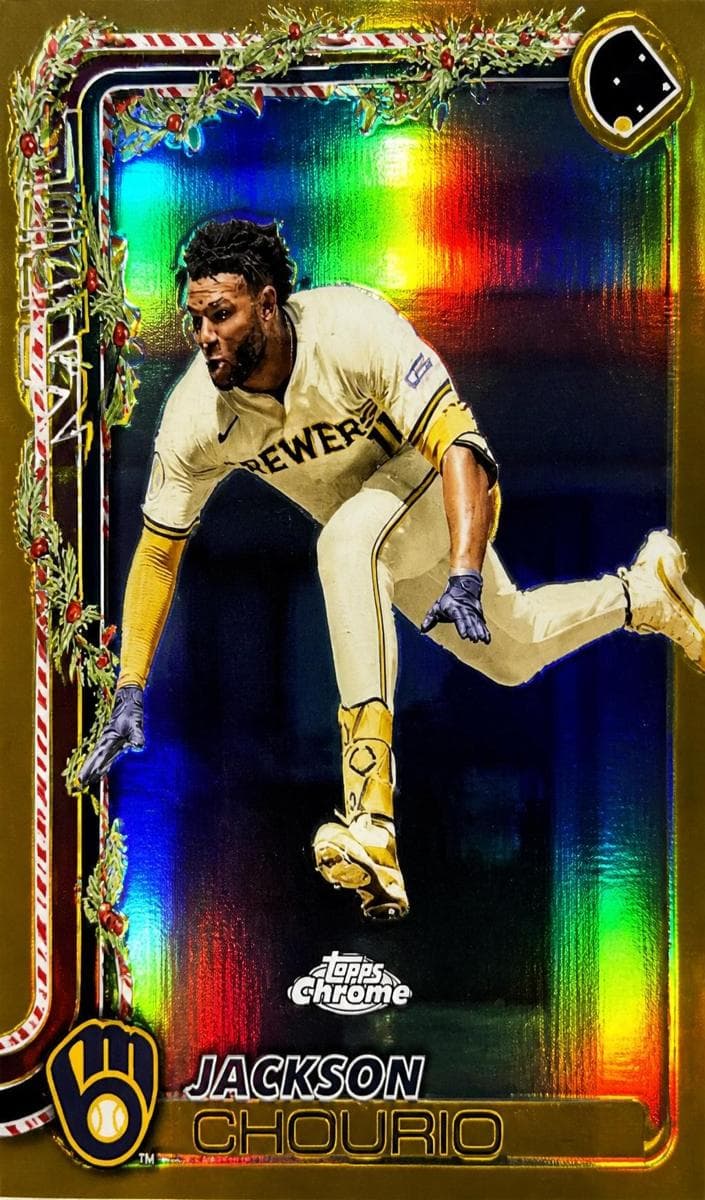 Jackson Chourio 2025 topps Holiday