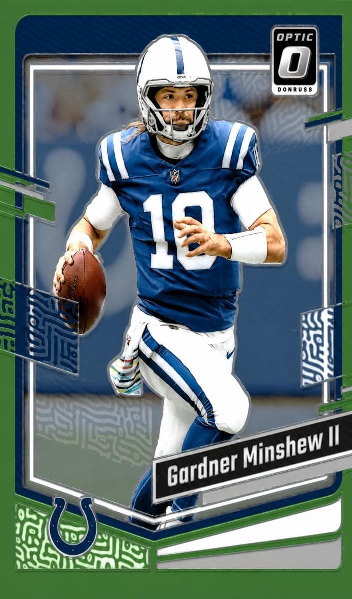 Gardner Minshew II 2023 panini Donruss Optic