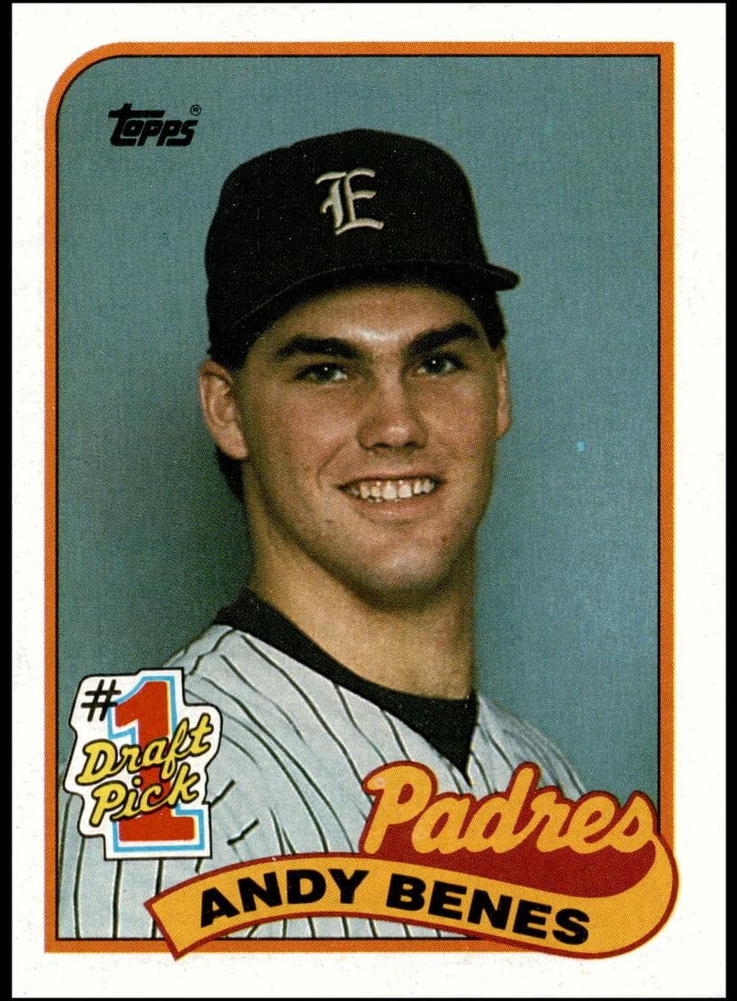 Andy Benes trading card