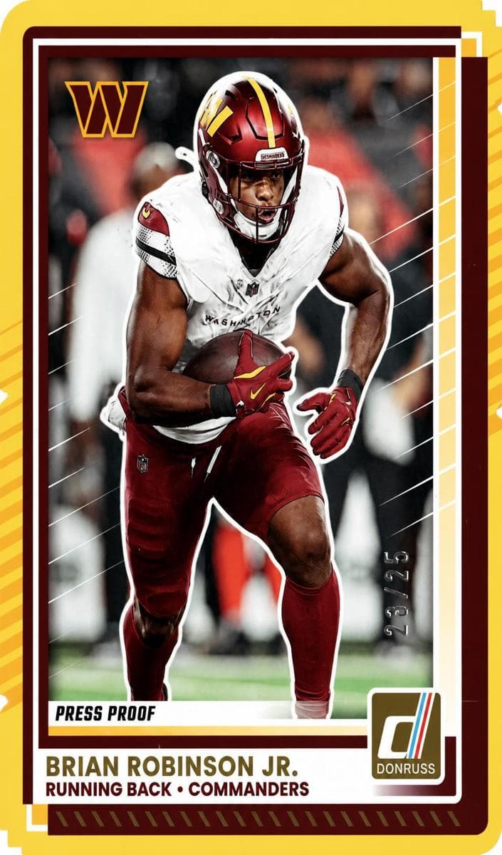 Brian Robinson Jr. 2025 panini