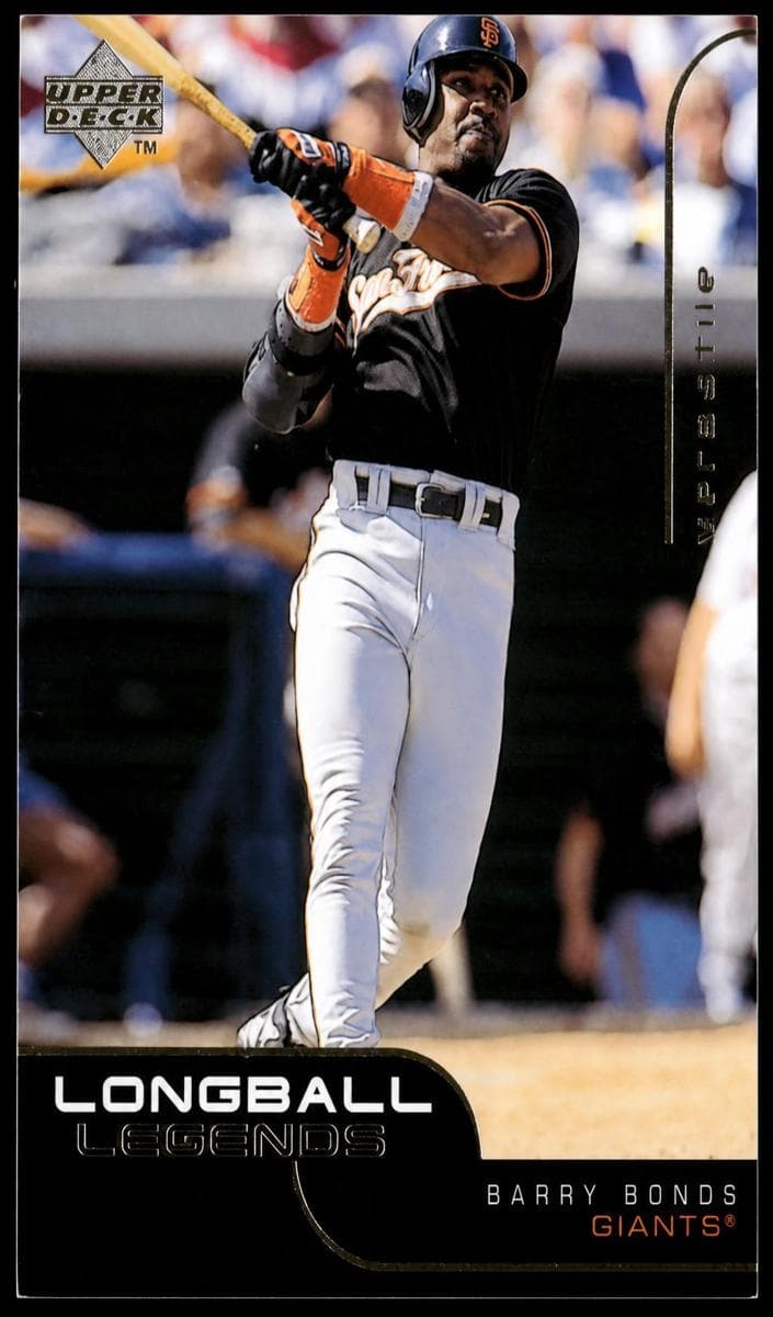 Barry Bonds 1999 upper-deck Challengers For 70