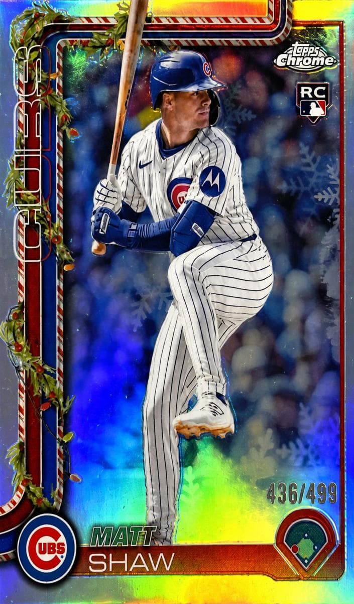 Matt Shaw 2025 topps Holiday