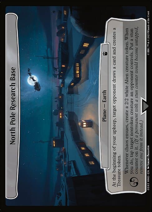 North Pole Research Base 2023 Magic: The Gathering Doctor Who