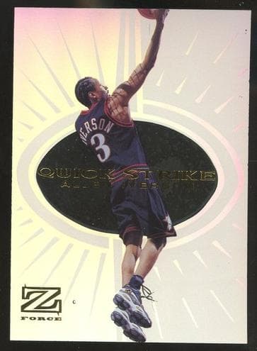 Allen Iverson 1997 skybox Z-force