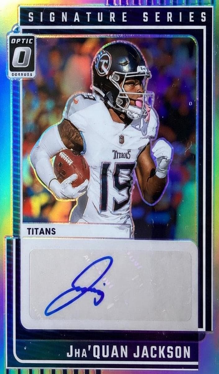 Jha'Quan Jackson 2025 panini Donruss Optic