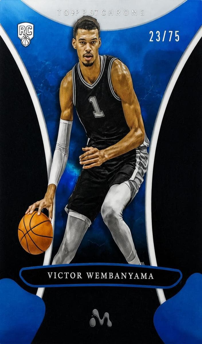Victor Wembanyama 2023 topps Mercury