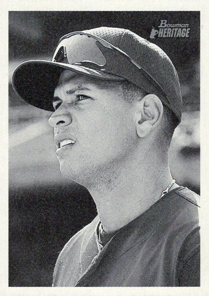 Alex Rodriguez 2001 bowman Bowman Heritage