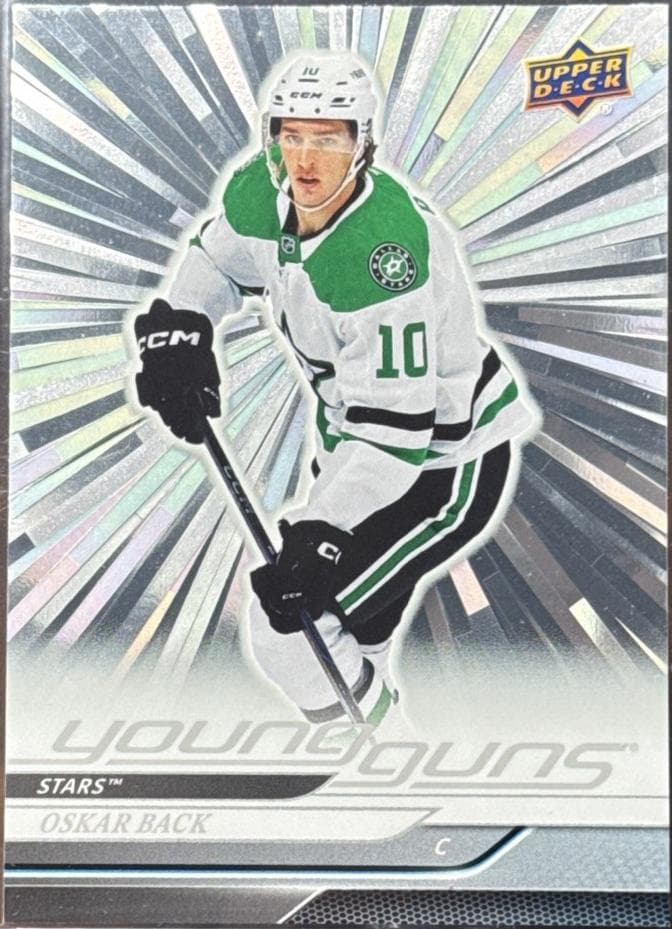 Oskar Back trading card