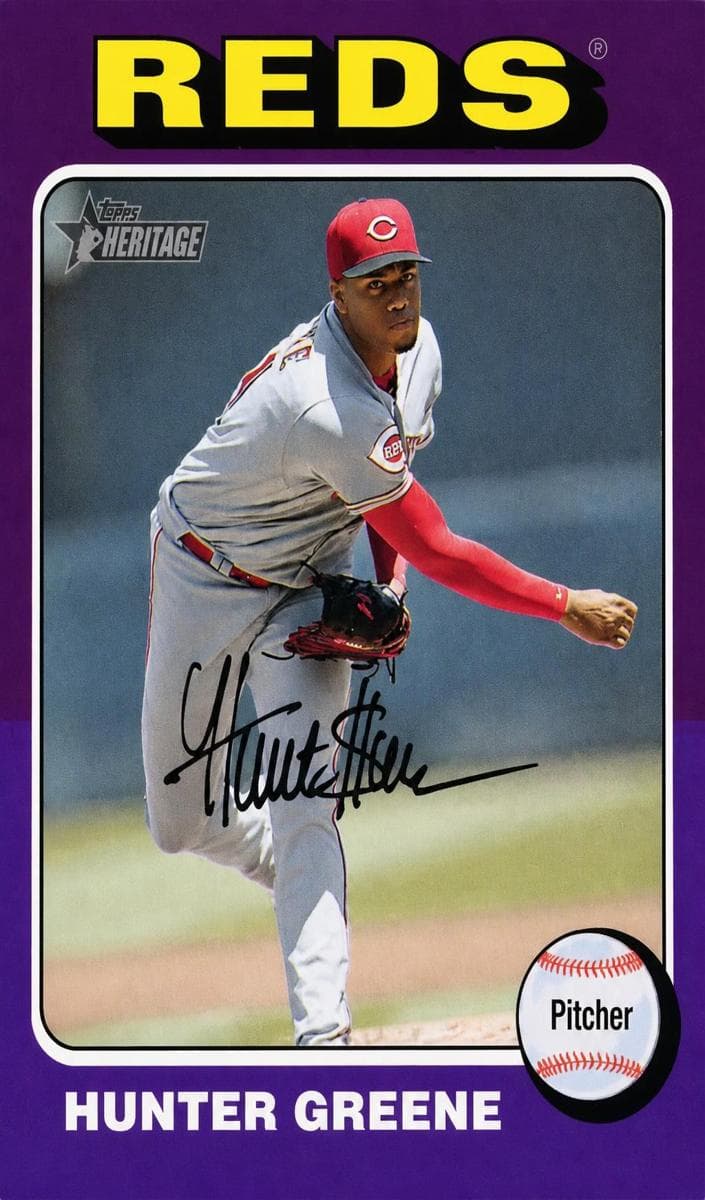 Hunter Greene 2024 topps Topps Heritage Mini