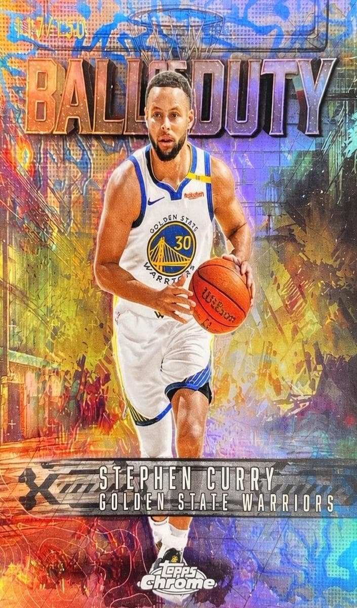 Stephen Curry 2025 topps Topps Chrome