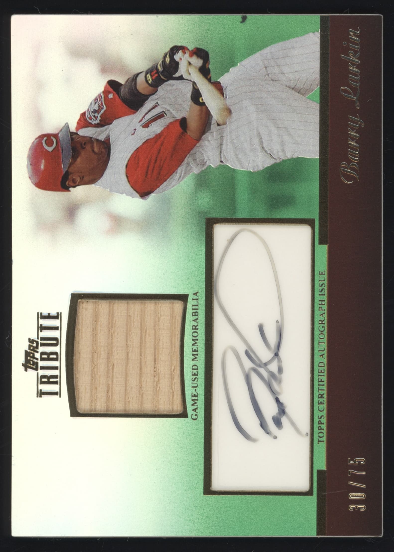 Barry Larkin 2011 topps Tribute