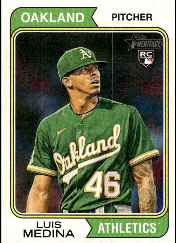 Luis Medina trading card
