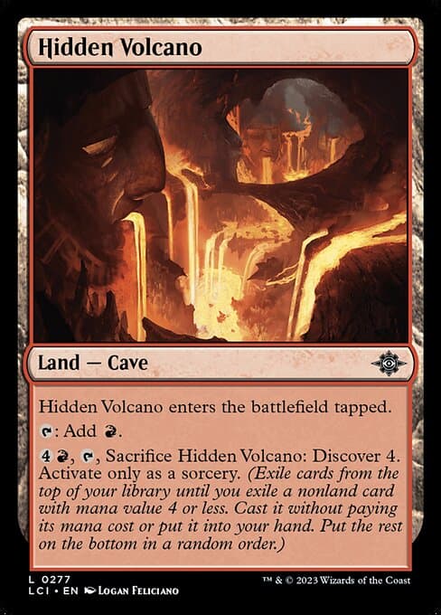 Hidden Volcano 2023 Magic: The Gathering Lost Caverns of Ixalan