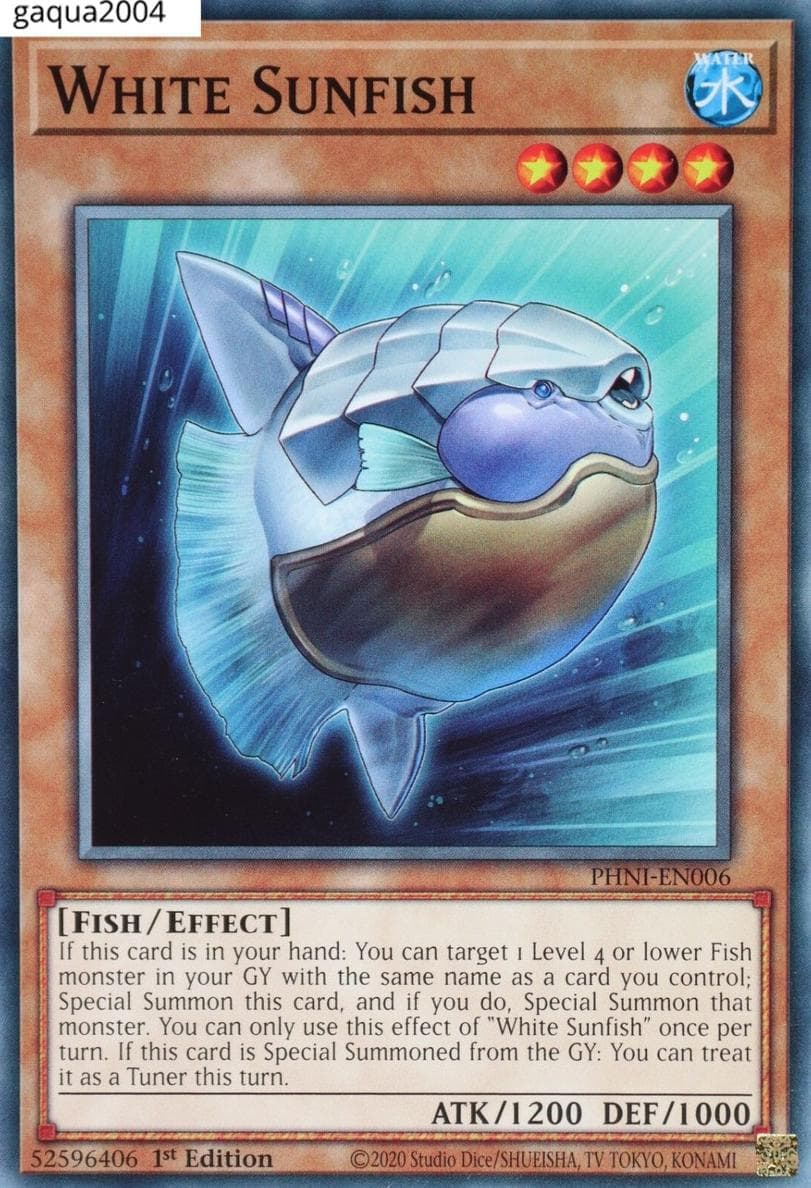 White Sunfish 2024 Yu-Gi-Oh! Phantom Nightmare
