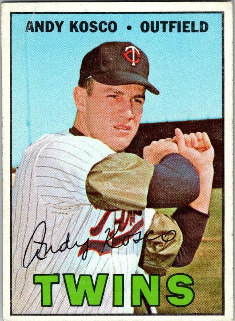 Andy Kosco 1967 topps Topps