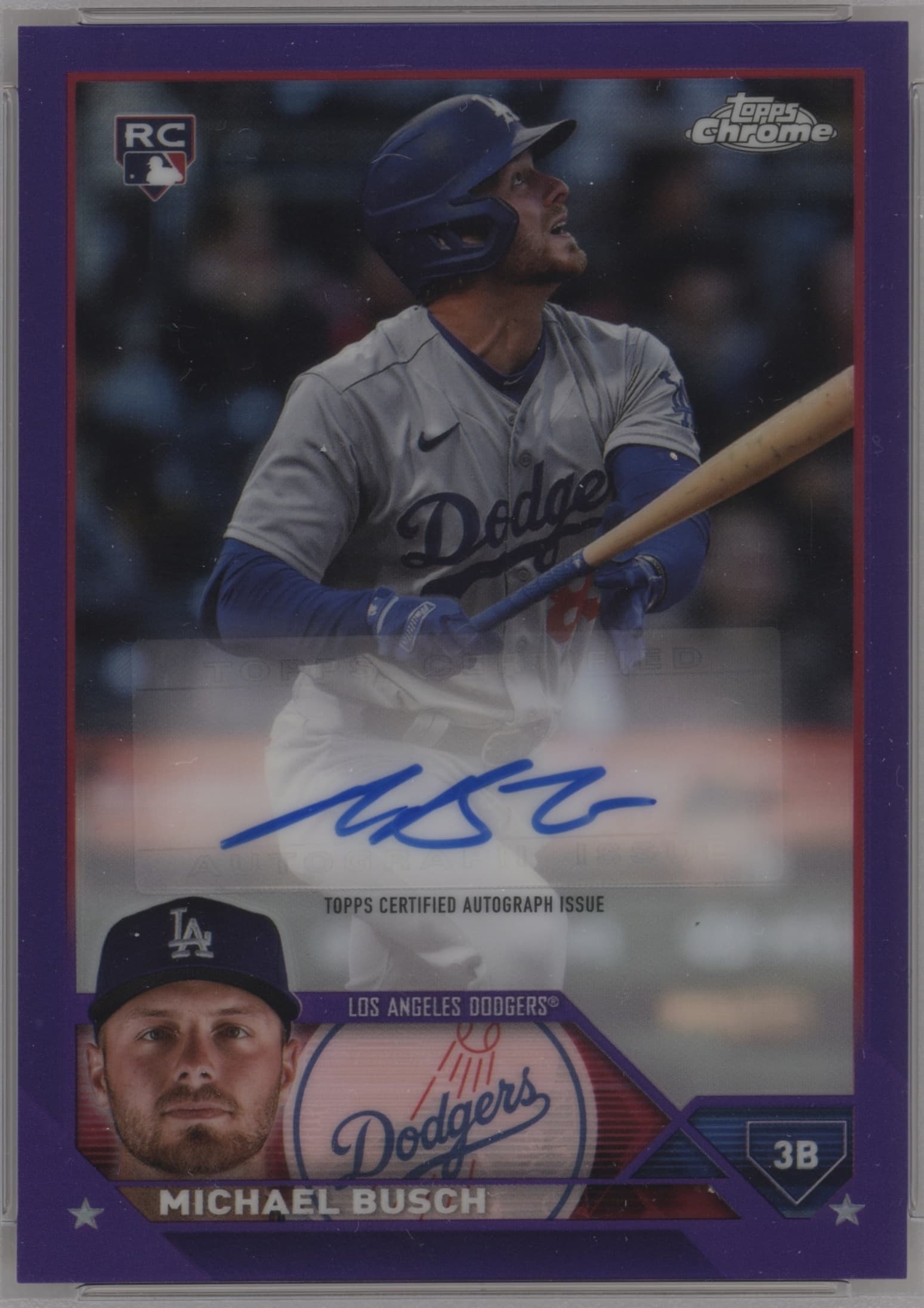 Michael Busch 2023 topps Topps Chrome Update