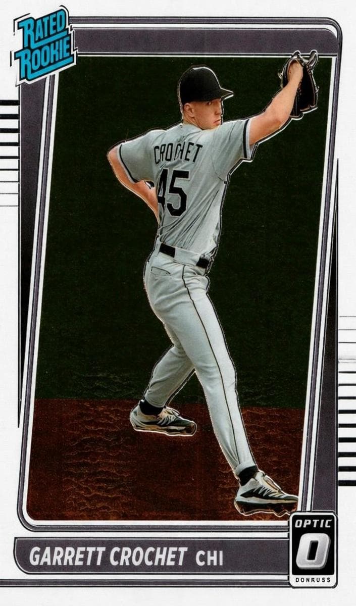 Garrett Crochet 2021 panini Donruss Optic