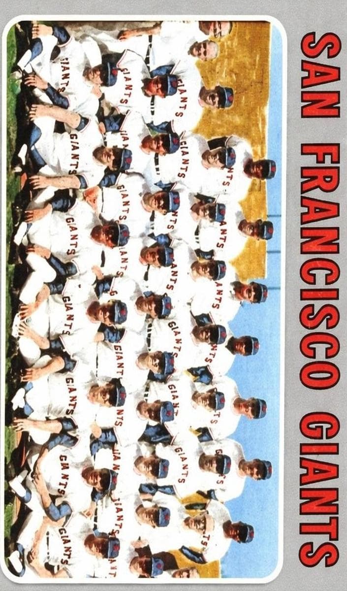 San Francisco Giants 1970 topps Topps